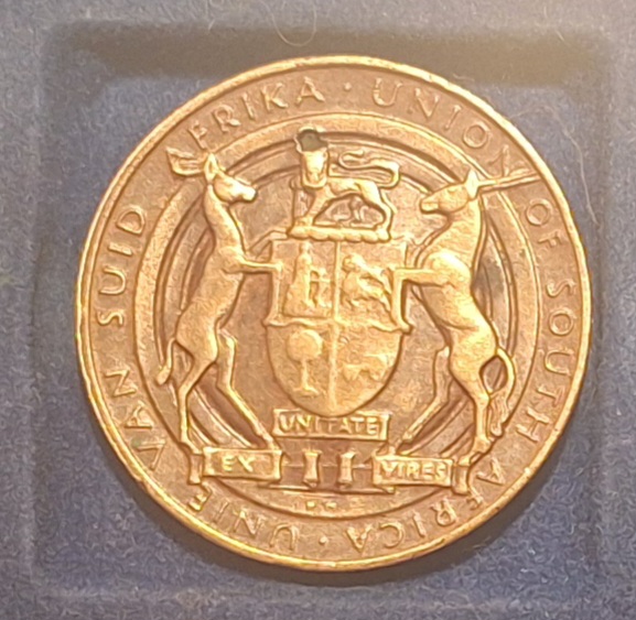  Südafrika Commonwealth 1935 silbernes Thronjubiläum Medaille der Münze Pretoria   