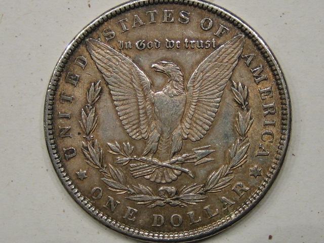  USA 1 Morgan Dollar 1889 Silber   