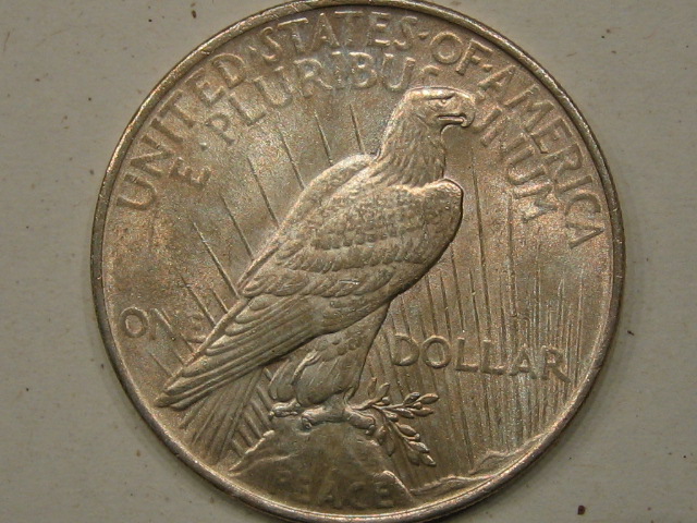  USA 1 Peace Dollar 1923 Stgl.  Silber   