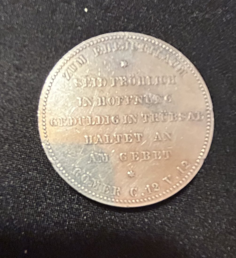  Silbermedaille Preußen 1906 - Silbermedaille zur Silberhochzeit Kaiser Wilhelm II u. Kaiserin August   