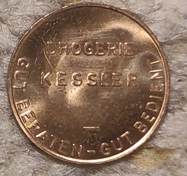  z003: Token Drogerie Kessler, Gut beraten, gut bedient,   