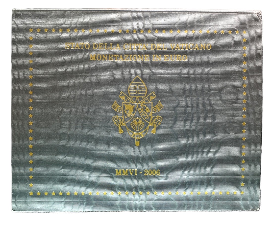  Vatikan Euro KMS 2006 Kursmünzensatz - Papst Benedikt XVI - UNC   