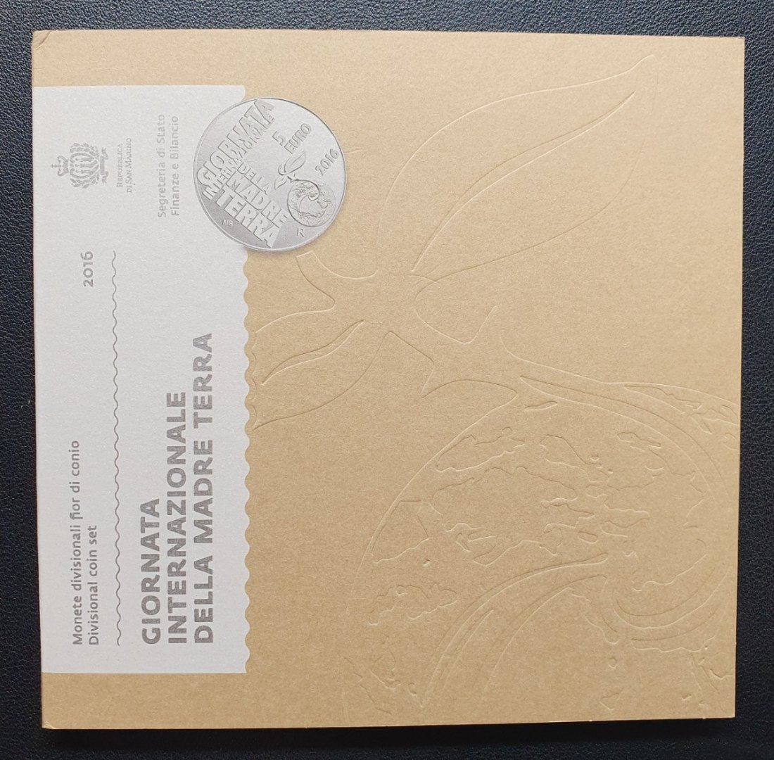 San Marino Euro-Kursmünzensatz inkl. 5 € Silber 2016
