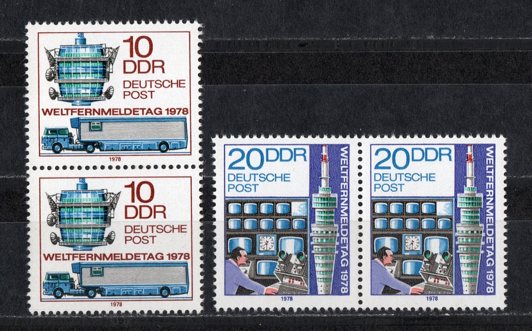  DDR 1978 Mi. 2316-2317 Kompl.-Satz Paare **Postfrisch   