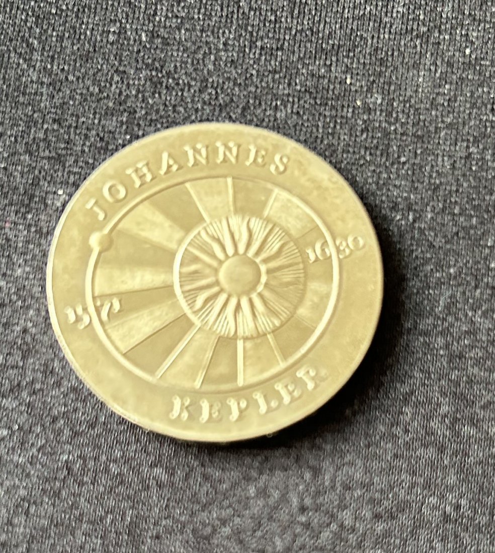 DDR, 5 Mark, 1971, 400. Geburtstag von Johannes Keppler