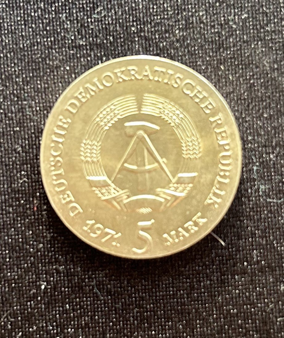 DDR, 5 Mark, 1971, 400. Geburtstag von Johannes Keppler   