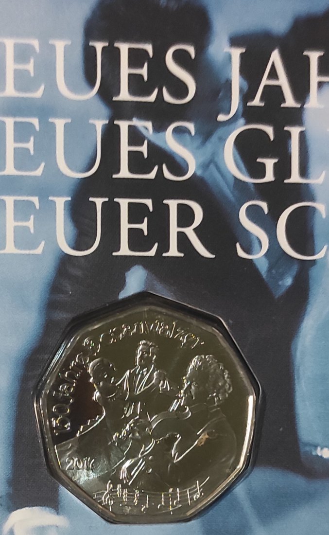  Österreich 5 Euro 2017, SILBER, 150 Jahre Donauwalzer im Originalfolder   