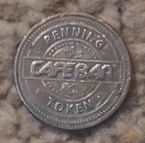  z108: Token Cafebar, für Getränke und Lebensmittelspender, Niederlande 2003   