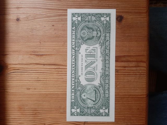  USA 2013, 1 Dollar Banknote George Washington Serie F/B, kassenfrisch   