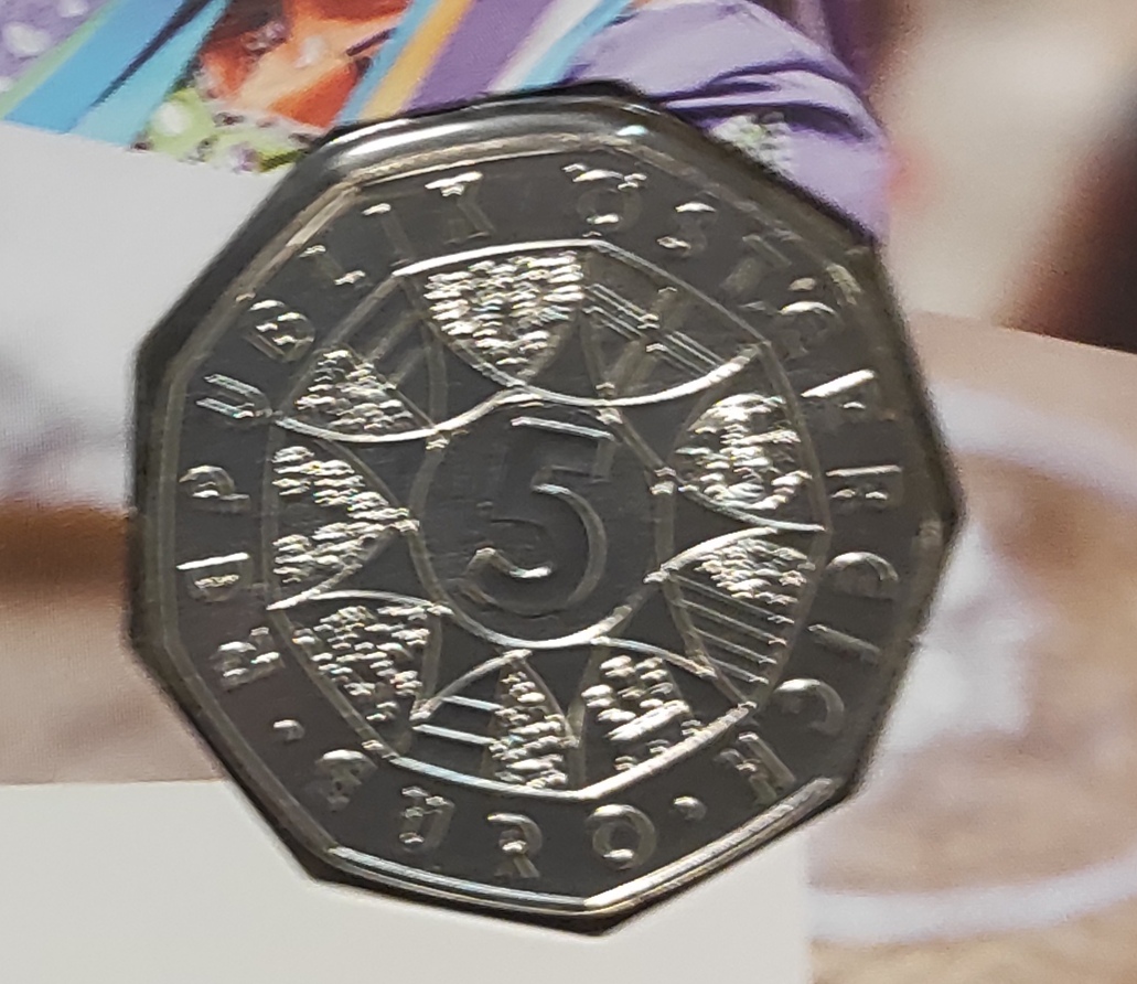  Österreich 5 Euro 2014, SILBER, Neujahrsmünze im Originalfolder   