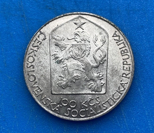  SILBER - Tschechoslowakei 100 Kronen  1983 Prager Nationaltheater   
