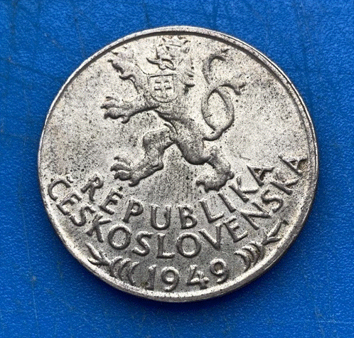  SILBER - Tschechoslowakei (ČSR) 100 Korun 1949 700 Jahre Iglauer Bergrecht   