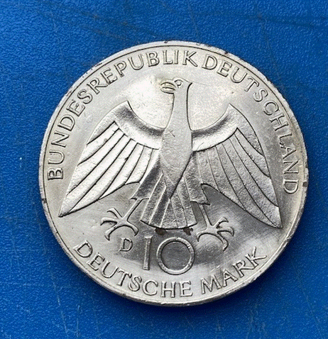  Deutschland 10 Deutsche Mark 1972 D XX. Olympische Sommerspiele, München 1972   