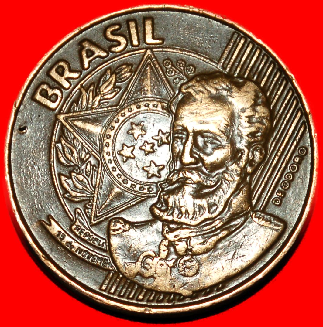  Ⰺ SÜDKREUZ (1998-2025): BRASILIEN ★25 CENTAVO 1999! STEMPEL I! DEODORO (1827-1892)★ OHNE VORBEHALT!   