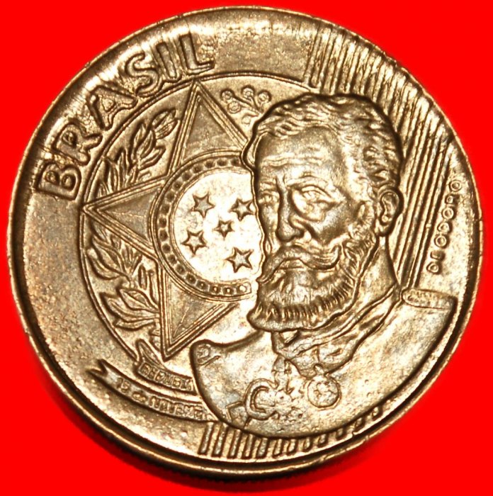  Ⰺ SÜDKREUZ (1998-2025):BRASILIEN★25 CENTAVO 2013 STEMPEL III B! DEODORO (1827-1892)★ OHNE VORBEHALT!   