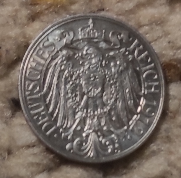  Kaiserreich 25 Pfennig 1912 D   