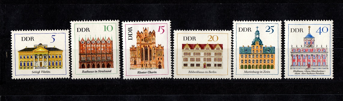  DDR 1967 Mi. 1245-1250 Kompl.-Satz **Postfrisch   