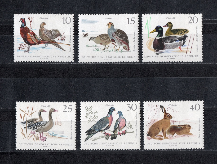  DDR 1968 Mi. 1357-1362 Kompl.-Satz *Unbenutzt/ **Postfrisch/ Mi 4,50 EUR   