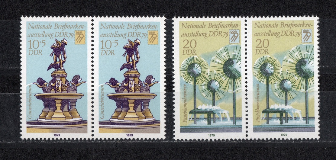  DDR 1979 Mi 2441-2442 Kompl.Satz Paare **Postfrisch   