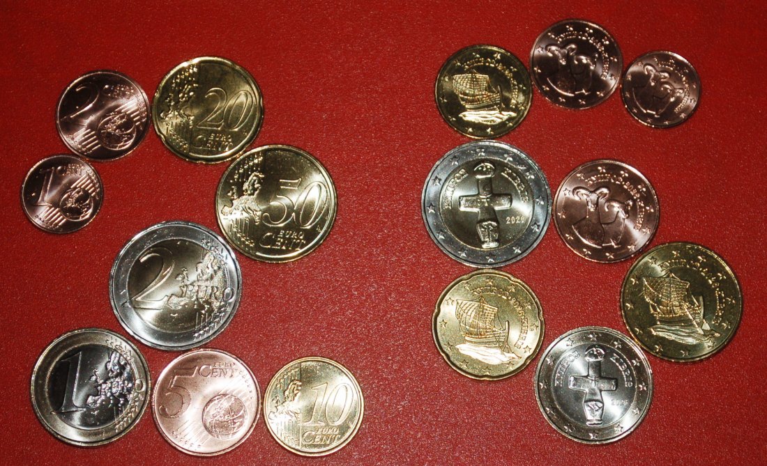  Ⰶ GREECE (2008-2026): CYPRUS ★ EURO SET 8 COINS 2026 SHIPS UNC! UNCOMMON!★LOW START ★ NO RESERVE!   