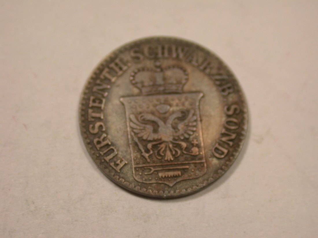  K05  Schwarzburg-Sonderhausen  1/2 Silbergroschen 1851 in f.ss   Originalbilder   