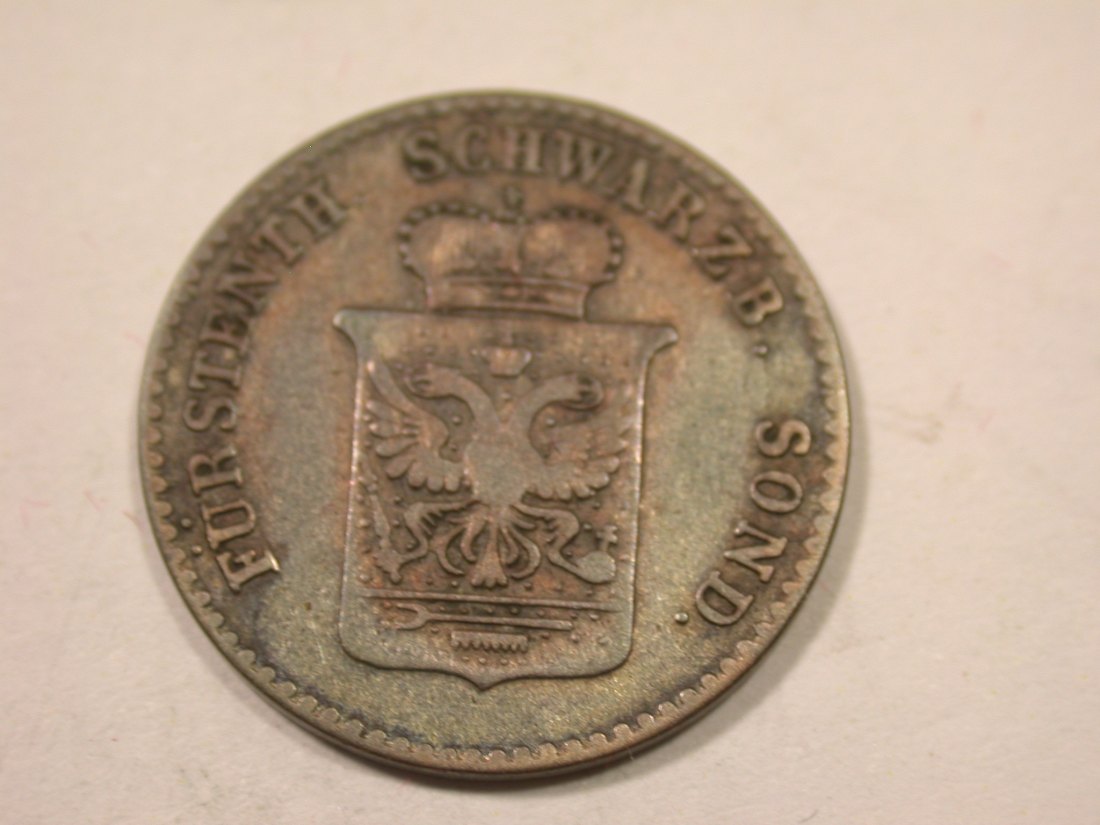  K05  Schwarzburg-Sonderhausen  1 Silbergroschen 1851 in f.ss   Originalbilder   