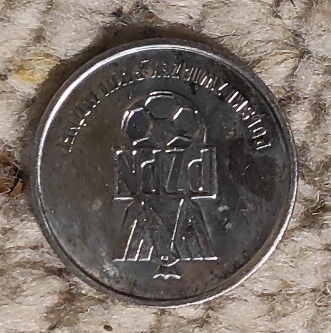  z110: Polen Fußballmedaille Iwan Pomocnik,   
