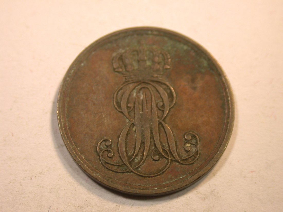  K06  Hannover 1 Pfennig 1846 in f.ss   Originalbilder   