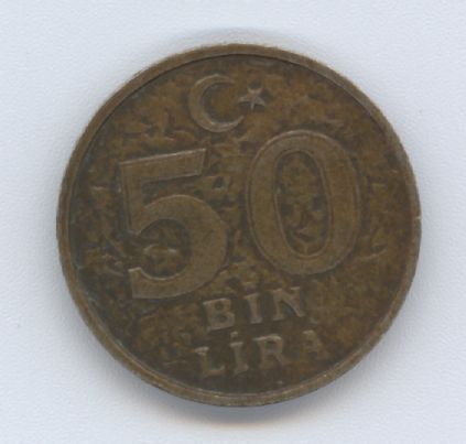  - Türkei 50000 Lira 1999 -   