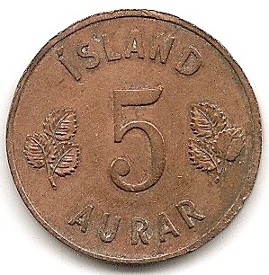  Island 5 Aurar 1946 #166   