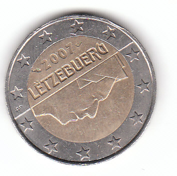  2 Euro Luxemburg 2007 (F327)b.   