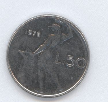  - Italien 50 Lire 1978 -   