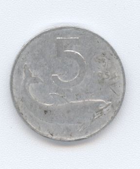  - Italien 5 Lire 1954 -   