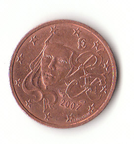  2 Cent Frankreich 2007 (F333) b.   