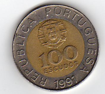  Portugal 100 Escudos 1991   