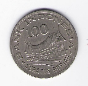  Indonesien 100 Rupiah K-N 1978  Schön Nr.32   