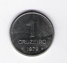  Brasilien 1 Cruzeiro St 1979  Schön Nr.99   