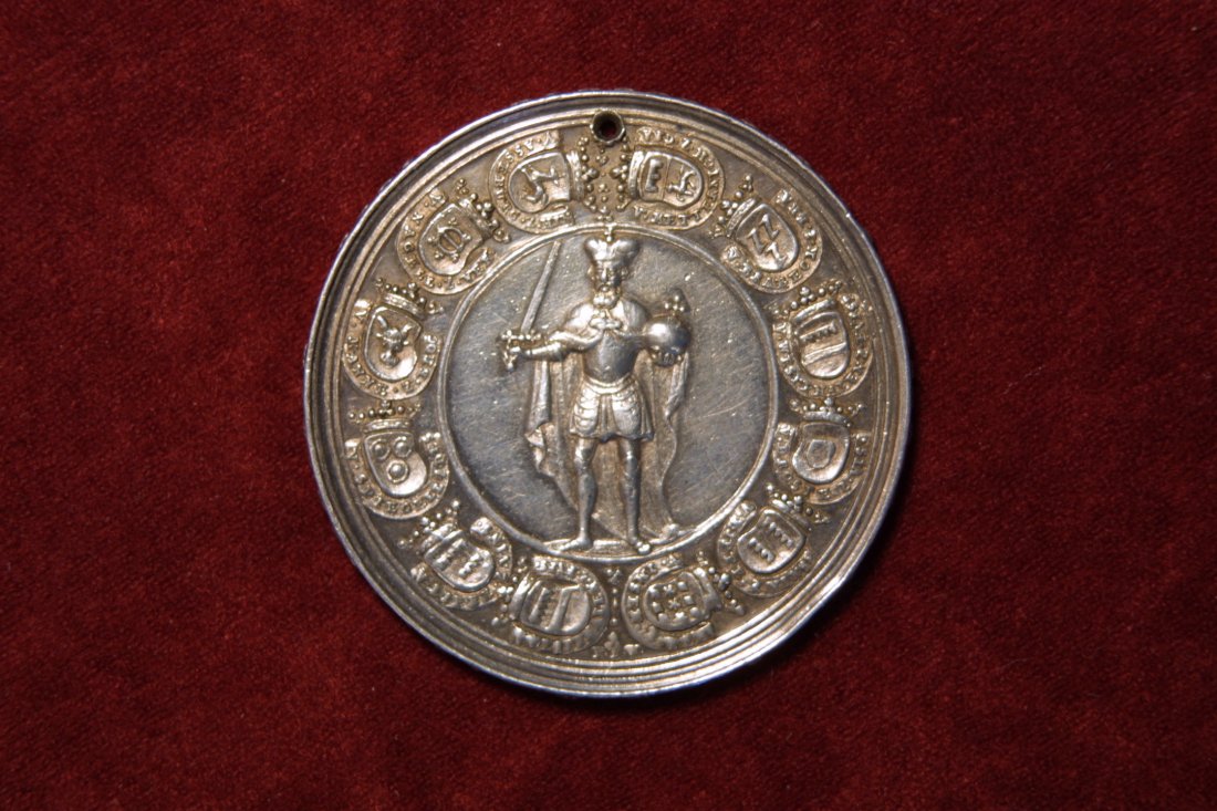  Paderborn, Bistum, Sedisvakanz 1719. Silbermedaille von P.P. Werner. -Vorzüglich   