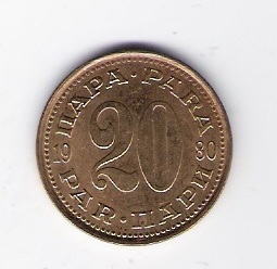  20 Para 1980 Me      Schön Nr.41   