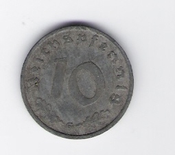  10 Pfennig 1941 G Zink   Jäger Nr.371   