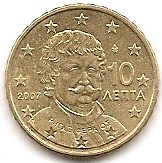  Griechenland 10 Eurocent 2007 #206   