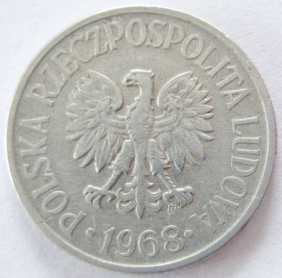  POLEN POLAND 50 Groszy 1968 MW Alu ss SELTEN !!!   