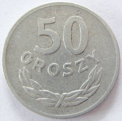  POLEN POLAND 50 Groszy 1968 MW Alu ss SELTEN !!!   