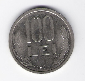  Rumänien 100 Lei 1994 St,N plattiert Schön Nr.128 (DK 164 )   