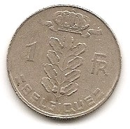  Belgien 1 Franc 1965 #49   