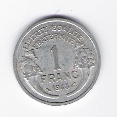  Frankreich 1 Francs Al 1948   Schön Nr.200a (C133)   