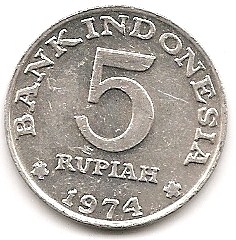  Indonesien 5 Ruphia 1974 #167   