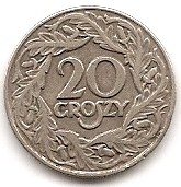  Polen 20 Groscy 1923 #12   