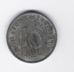  10 Pfennig 1941 B Zink   Jäger Nr.371   