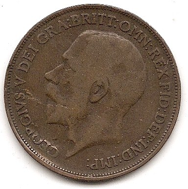  Großbritannien 1 Penny 1915 #176   